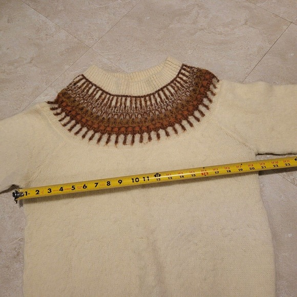 VTG Sears Sportswear Mens L Large Mohair Fuzzy Crewneck Pullover Sweater - Picture 8 of 16